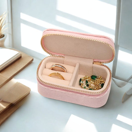 Mini boîte à bijoux de voyage