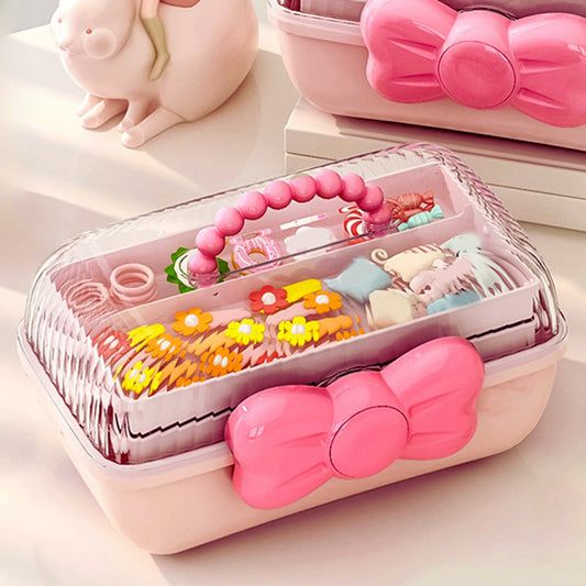 Boîte de rangement portable pour filles