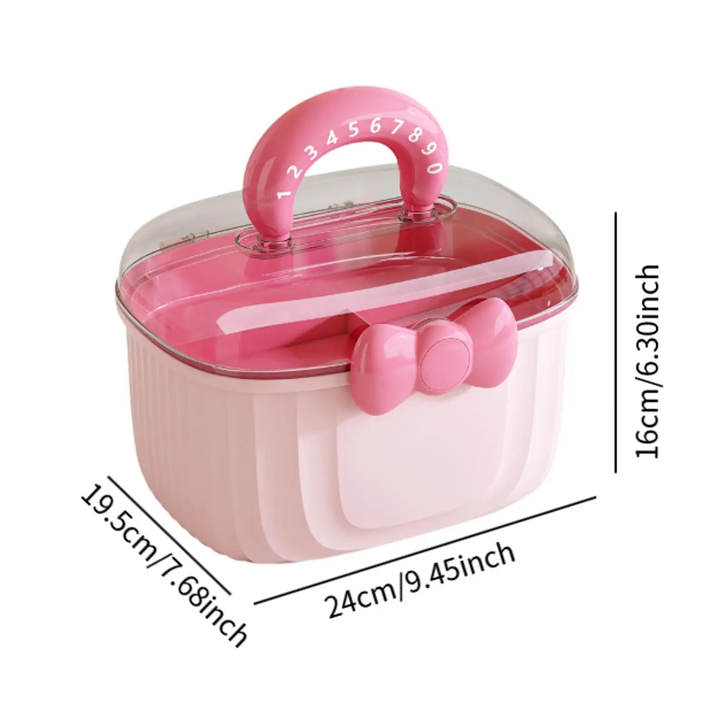 Boîte de rangement portable pour filles