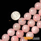 Perles rondes lisses en pierre de quartz Rose naturel pour la fabrication de bracelets