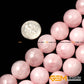 Perles rondes lisses en pierre de quartz Rose naturel pour la fabrication de bracelets