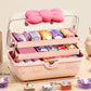 Boîte de rangement portable pour filles
