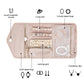 Sac à bijoux portable pliable pour femme