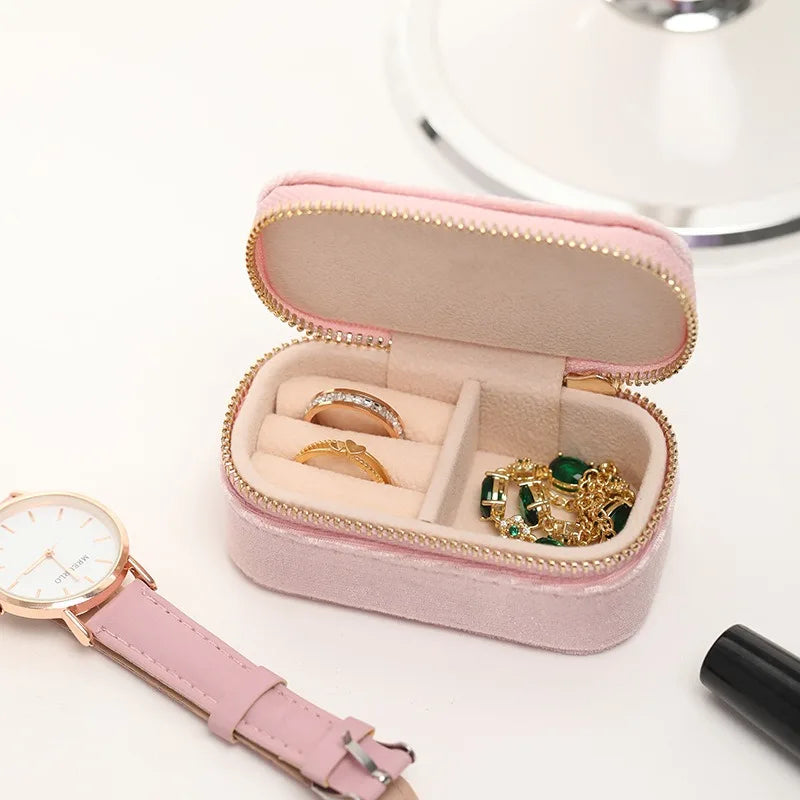 Mini boîte à bijoux de voyage