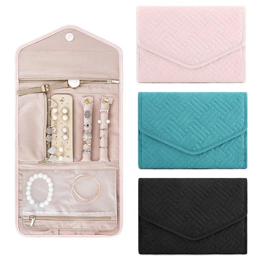 Sac à bijoux portable pliable pour femme