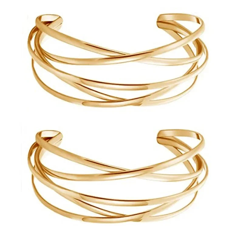 Bracelet minimaliste géométrique en acier inoxydabl
