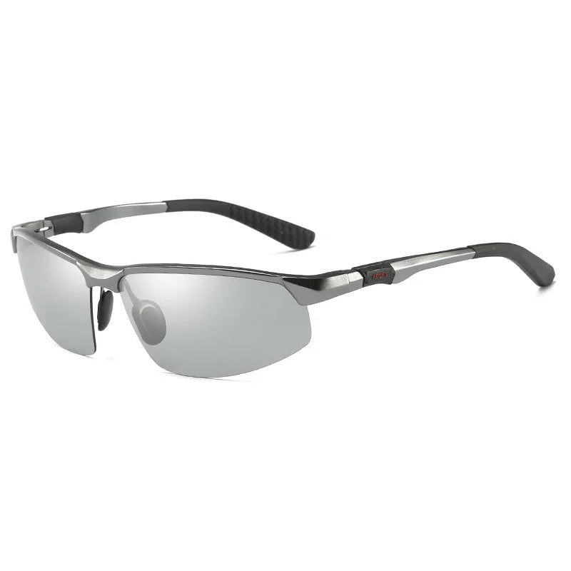 AORON – lunettes de soleil polarisées photochromiques en Aluminium