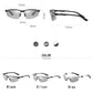 AORON – lunettes de soleil polarisées photochromiques en Aluminium