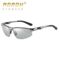 AORON – lunettes de soleil polarisées photochromiques en Aluminium