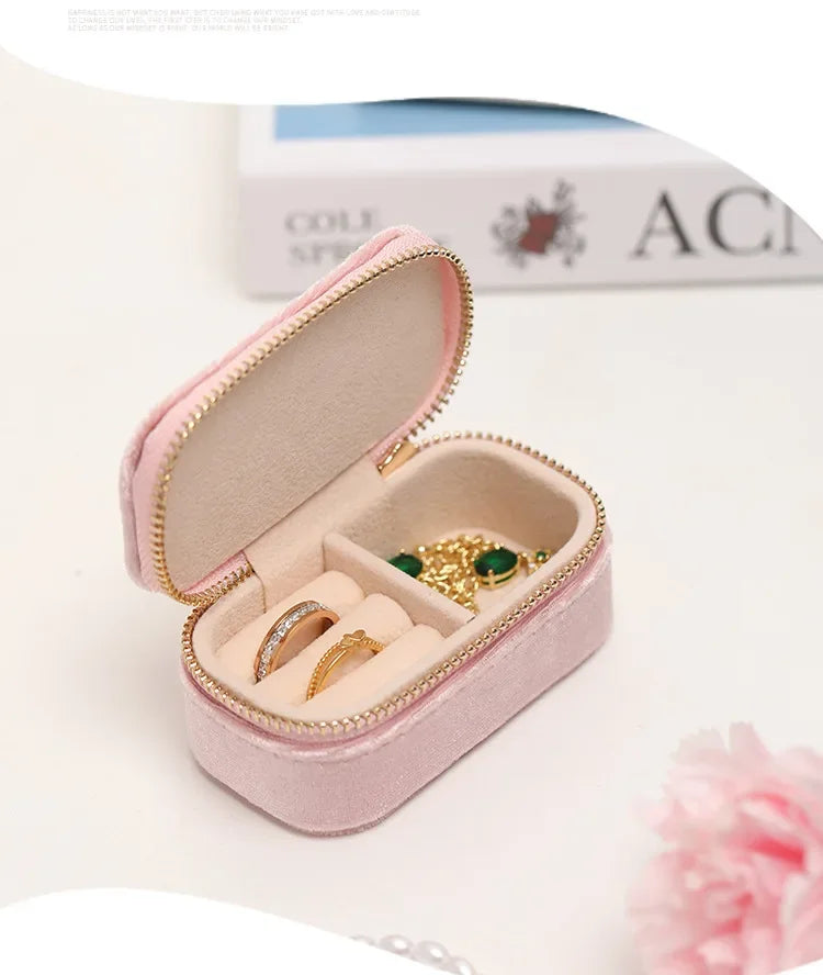Mini boîte à bijoux de voyage